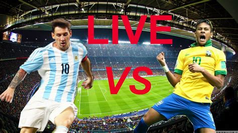 live football argentina vs brazil today